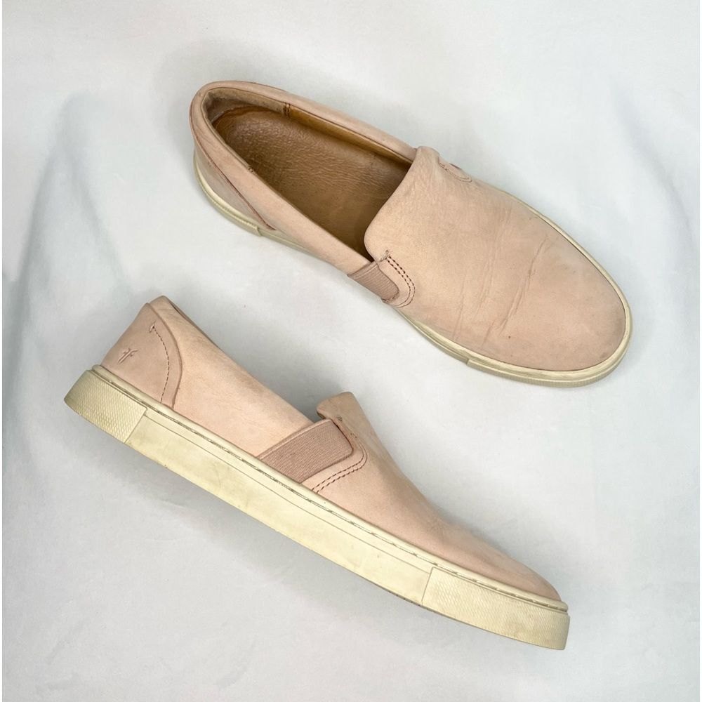 Frye Ivy Slip on Pink Blush Leather shoes